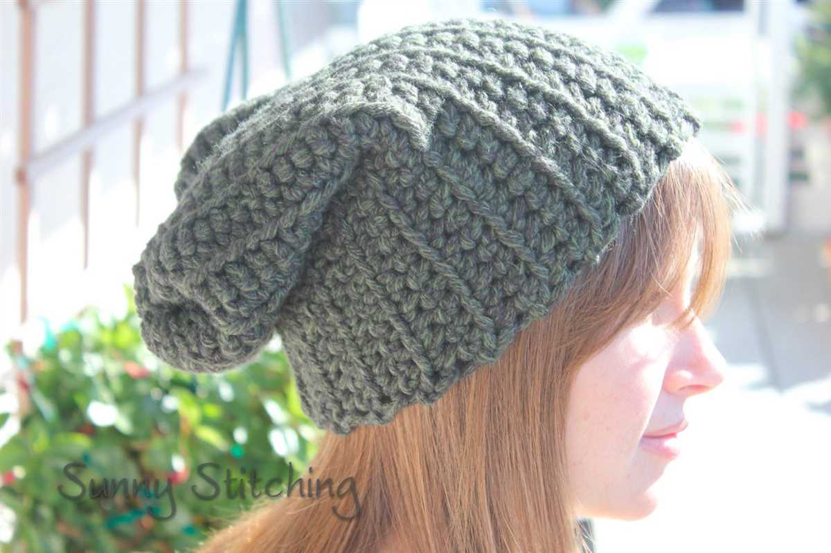 Ribbed beanie knitting pattern free