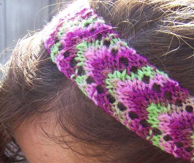 Free loom knit headband pattern