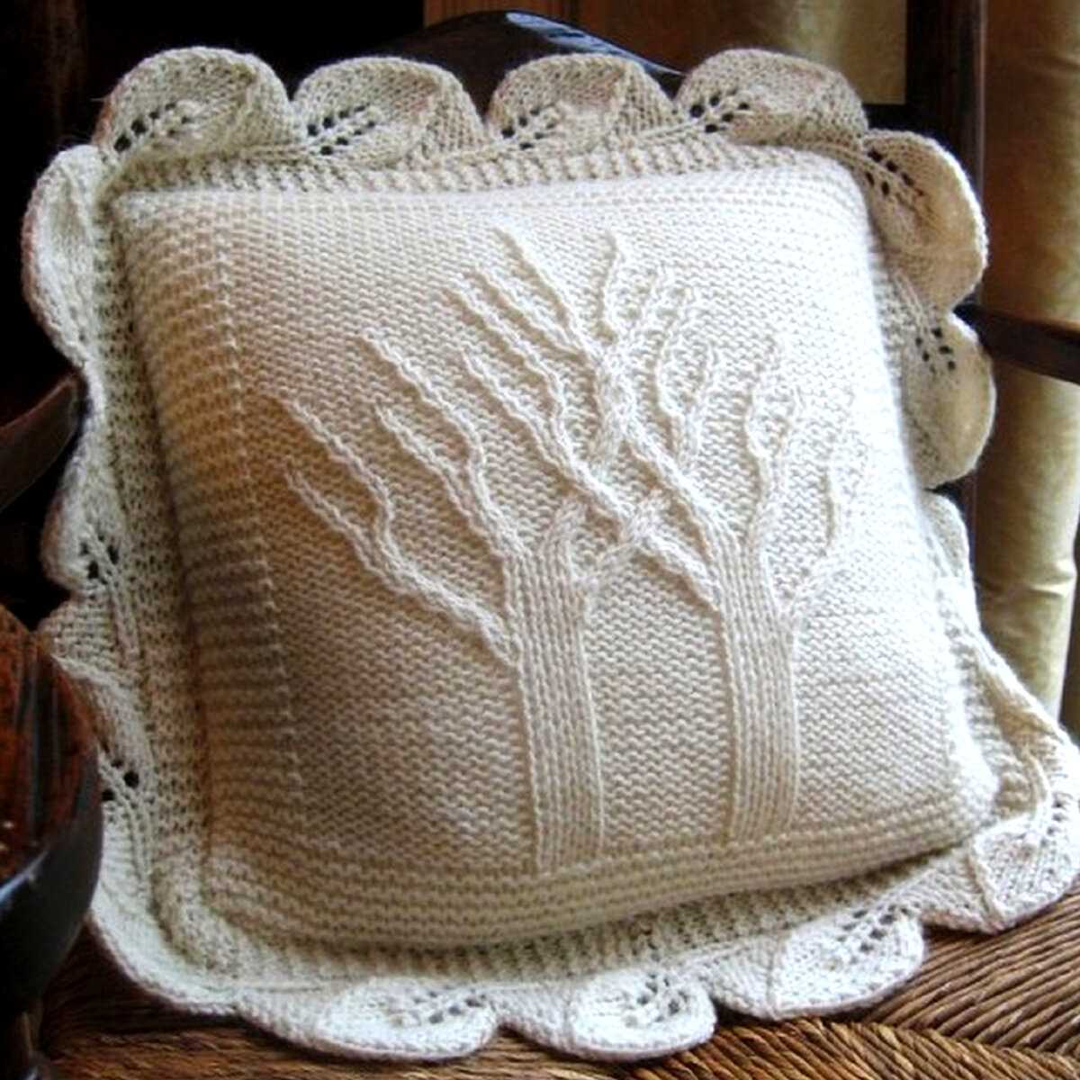 Tree of life aran knitting pattern