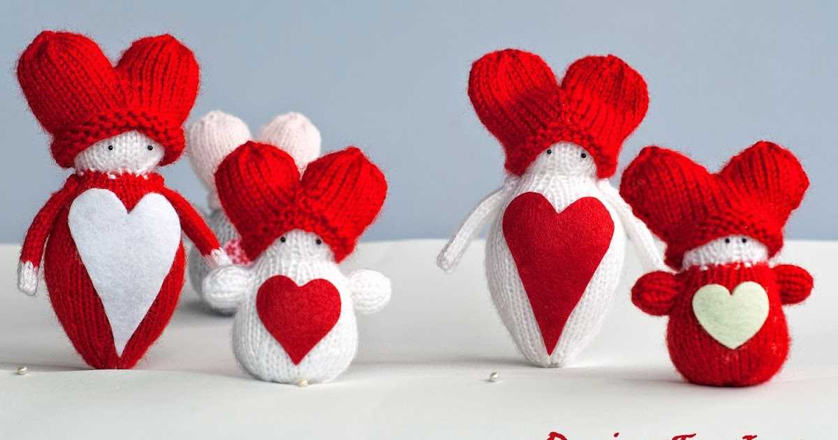 Valentine day knitting patterns