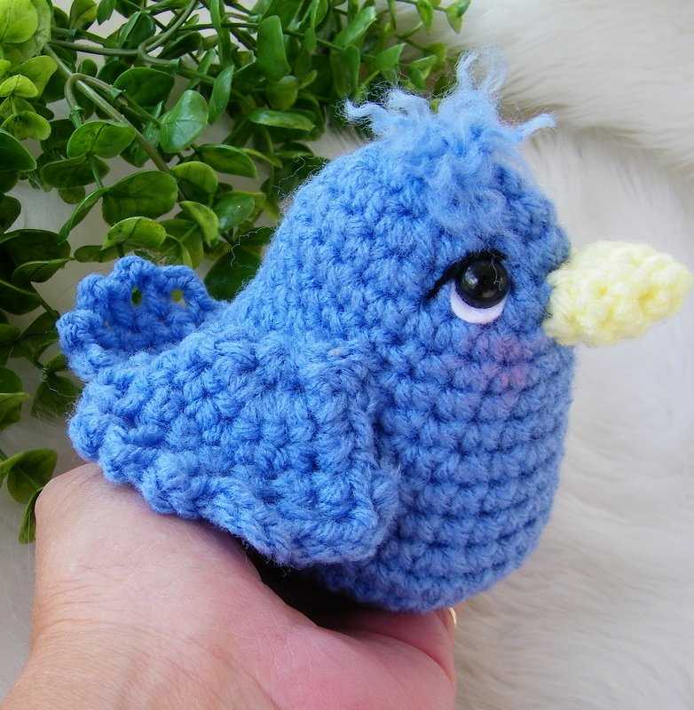 Bluebird of happiness knitting pattern