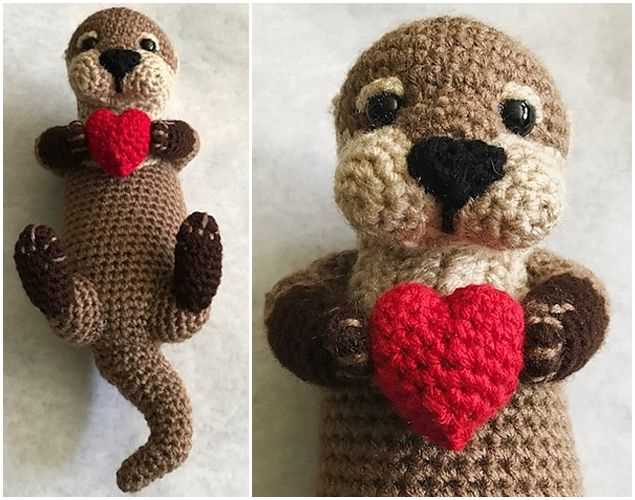 Sea otter knitting pattern