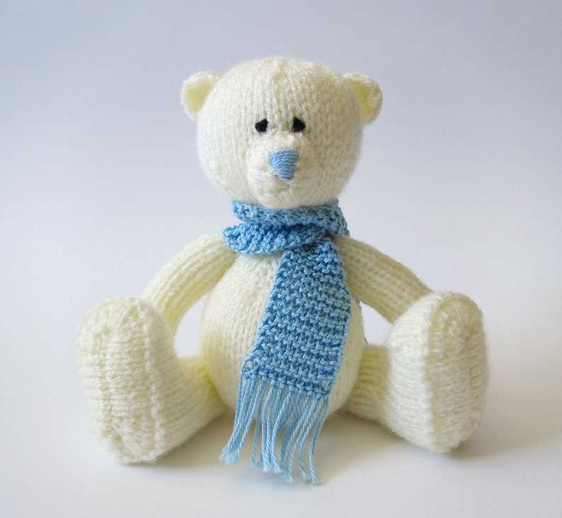 Easy knitted teddy bear pattern