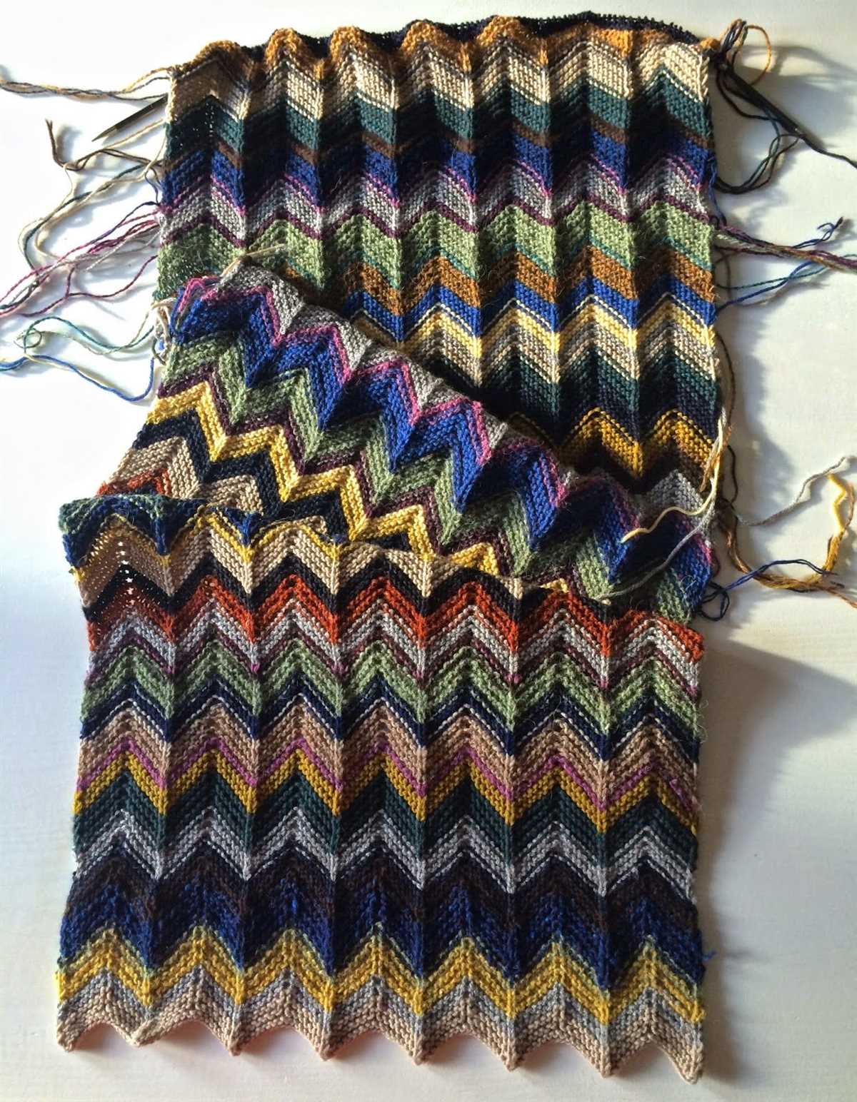 Chevron scarf knitting pattern free