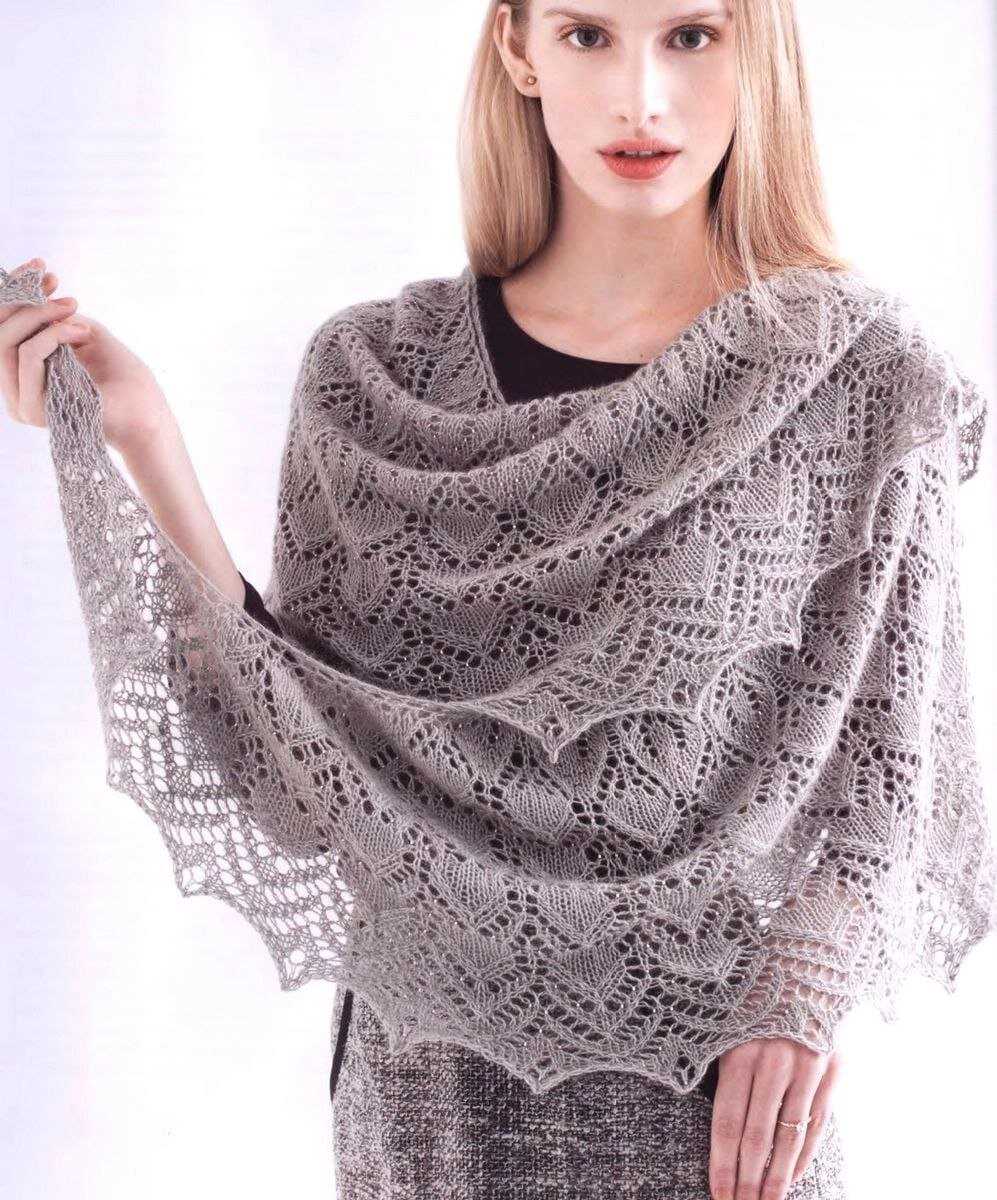 Beaded shawl knitting pattern