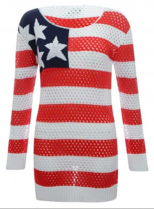 American flag sweater knitting pattern