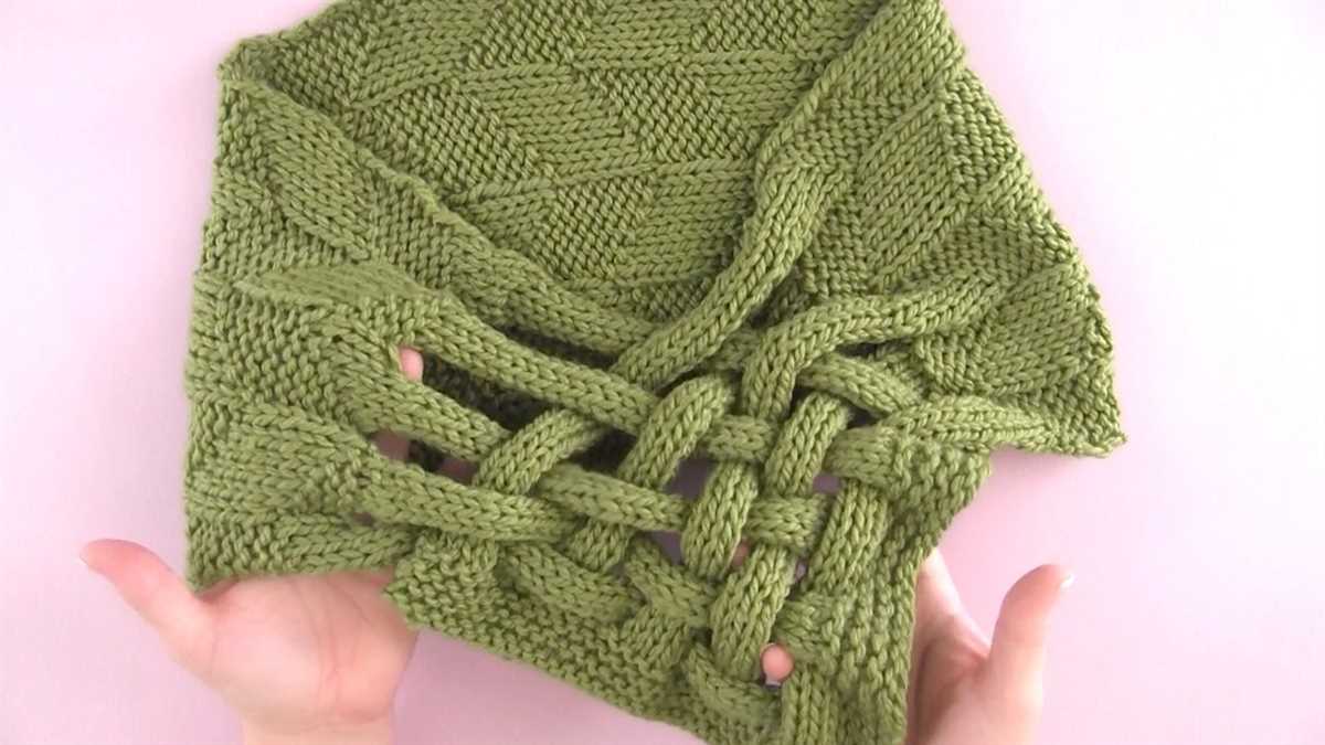 Free knitting pattern for scarf