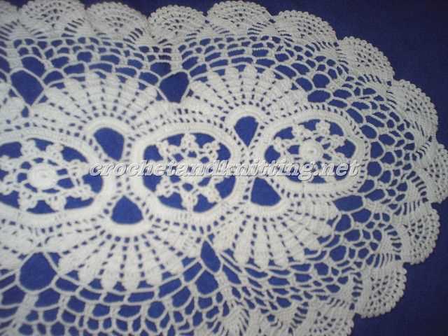 Free knitted lace tablecloth patterns