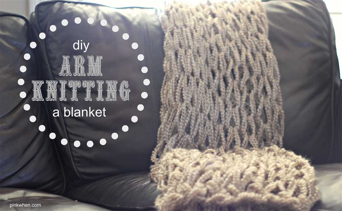 Finger knitting blanket patterns