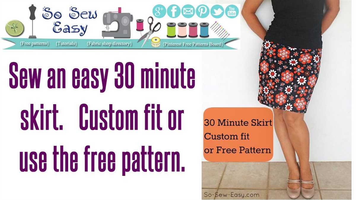 Easy knit skirt pattern free