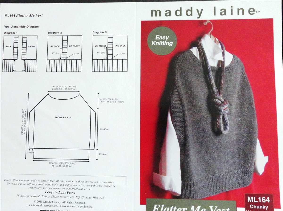 Easy knitted vest patterns free