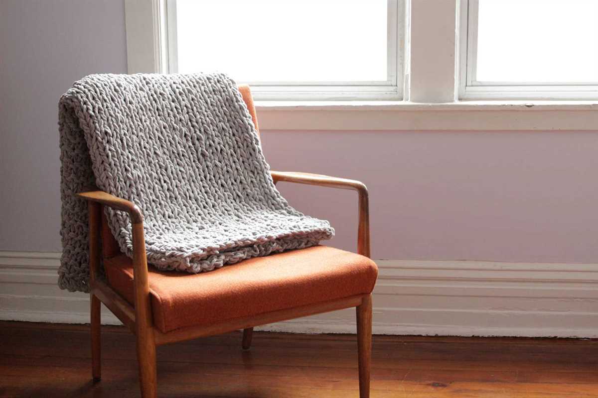 Easy knit throw pattern