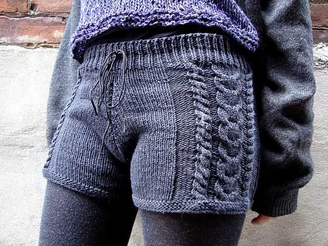 Knit short pattern