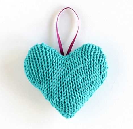 Easy heart knitting pattern free