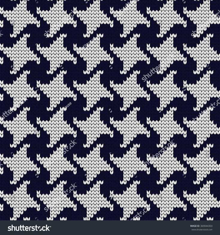 Free houndstooth knit pattern