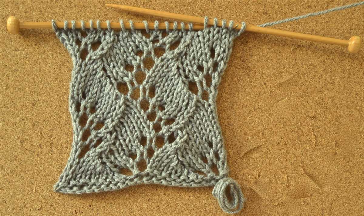 Knitting swatch patterns