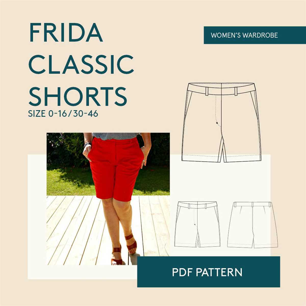 Knit shorts pattern for ladies