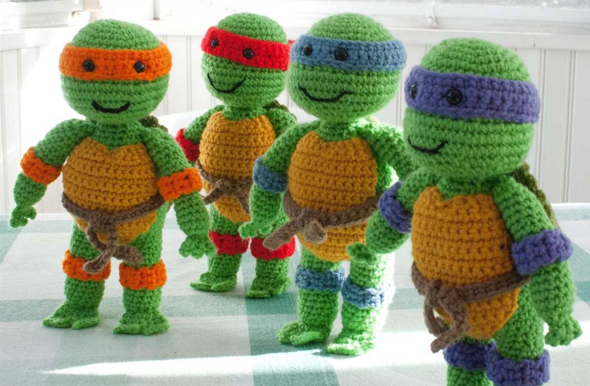 Teenage mutant ninja turtle knitting pattern