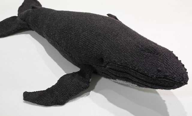 Knit whale pattern