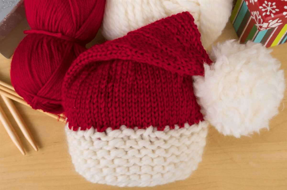 Chunky knit santa hat pattern free