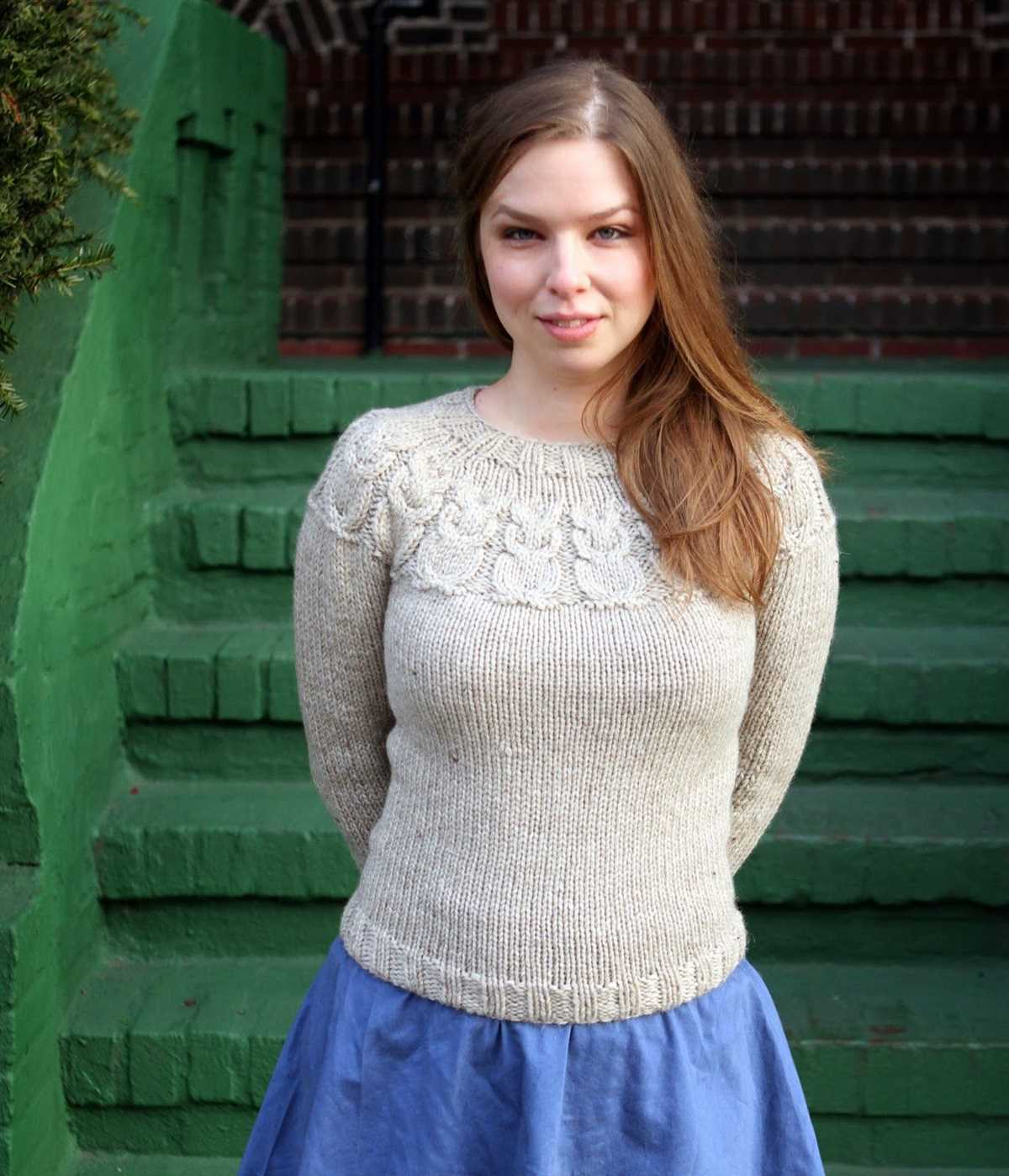 Knit cropped sweater pattern free