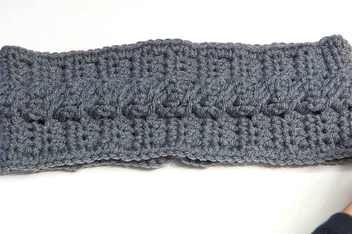 Cable knit headband pattern free uk