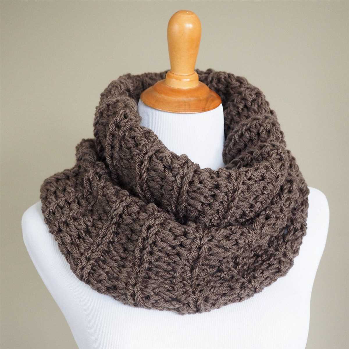 Cowl knitting pattern