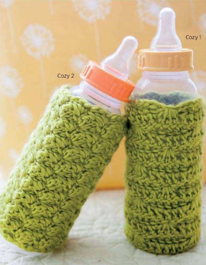 Water bottle cozy knitting pattern