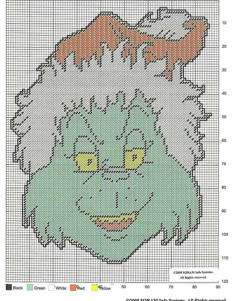 The grinch knitting pattern