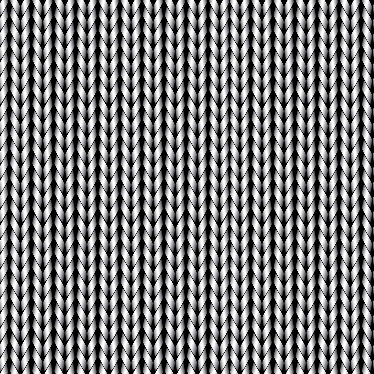 Knit fishnet pattern