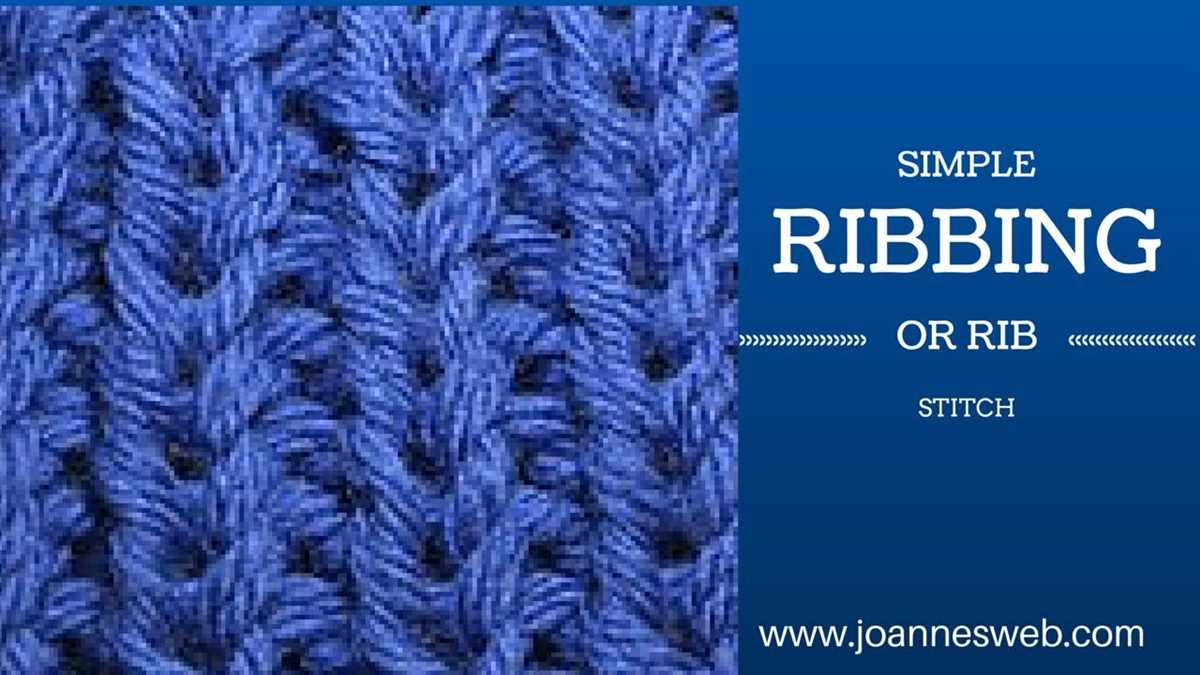 Fisherman's rib knitting pattern free