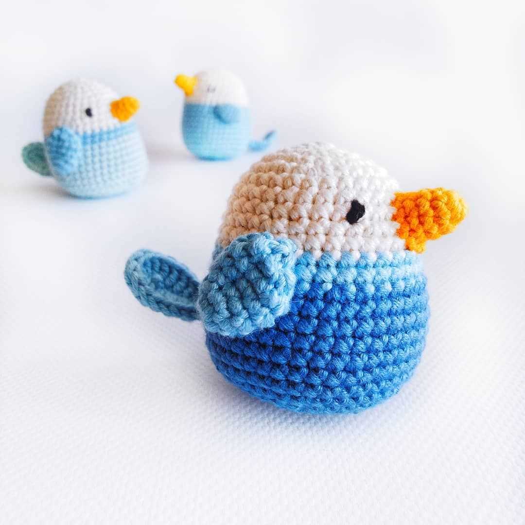 Bluebird of happiness knitting pattern