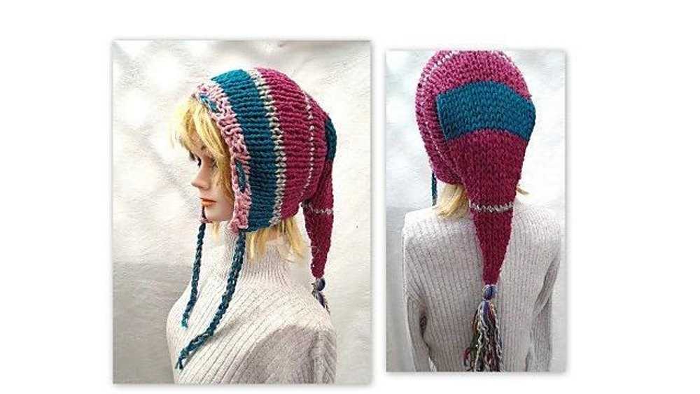 Pixie hat knitting pattern