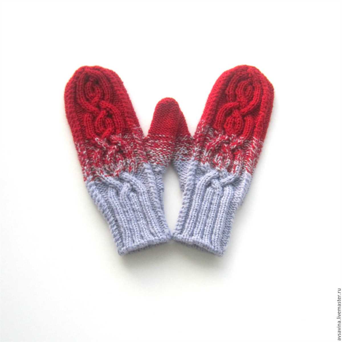 Knitted mitten patterns for adults