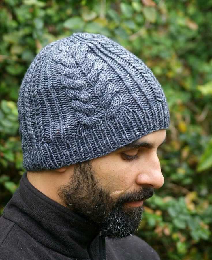 Free pattern for men's knitted hat