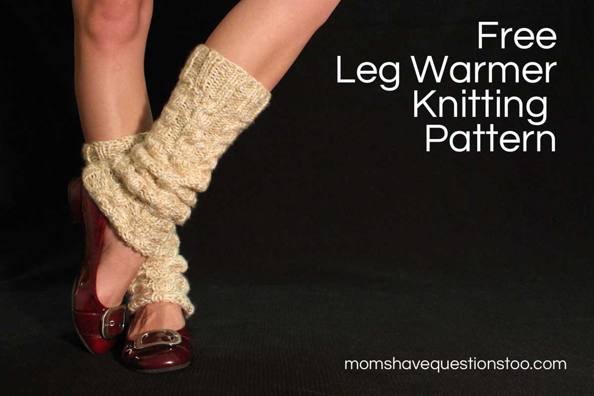 Leg warmer knitting pattern free