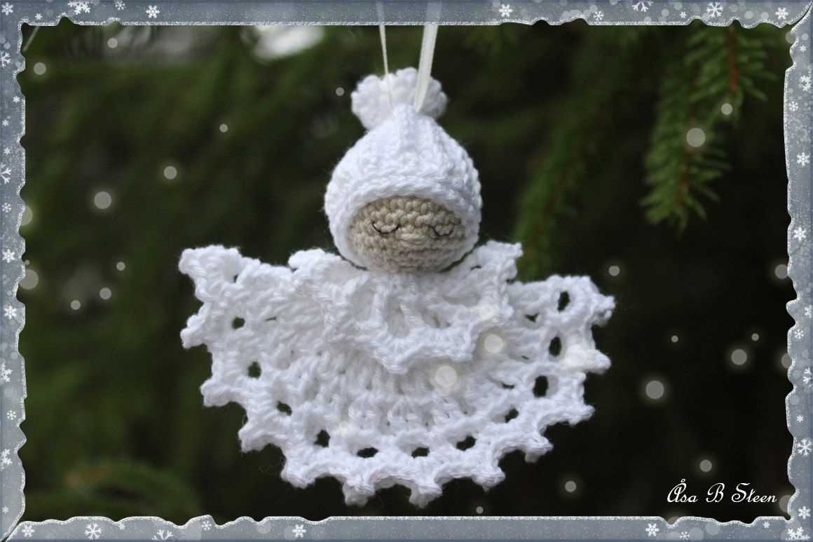 Free knitted christmas angel pattern