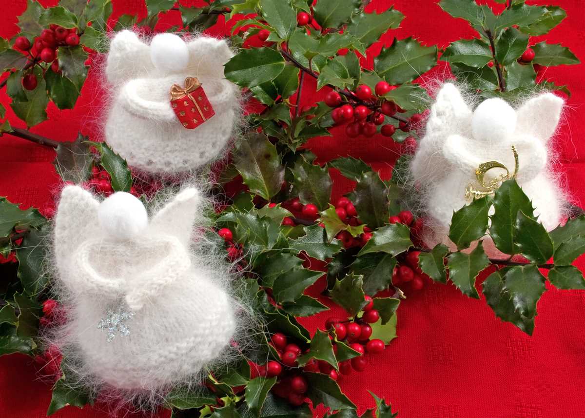 Free knitted christmas angel pattern