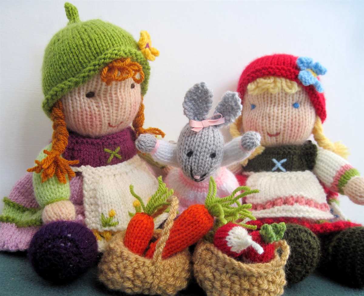 Knitted doll patterns easy free