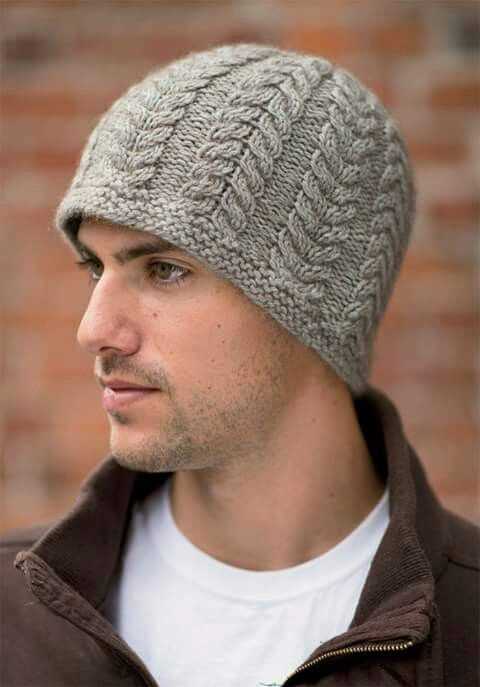 Mens winter hat knitting pattern