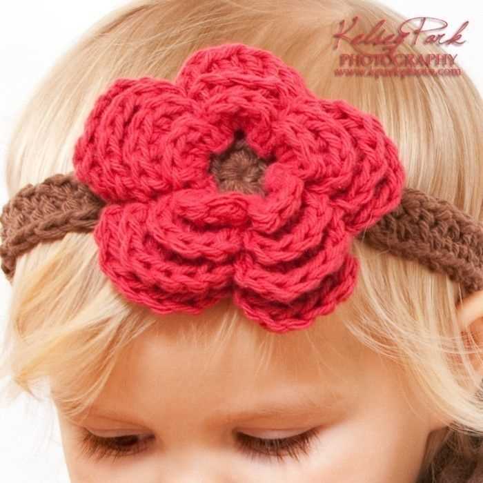 Knit fabric headband pattern