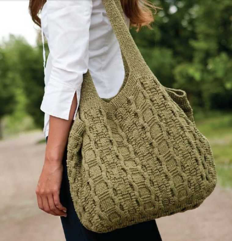 Shoulder bag knitting pattern