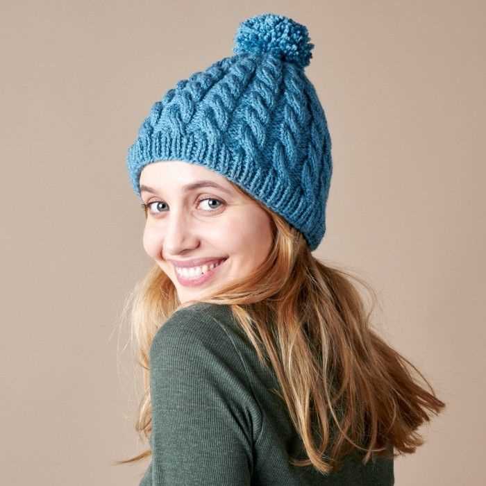 Women's beanie knitting pattern free