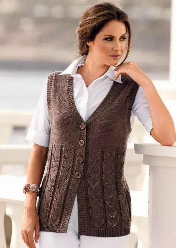 Free vest knitting pattern womens