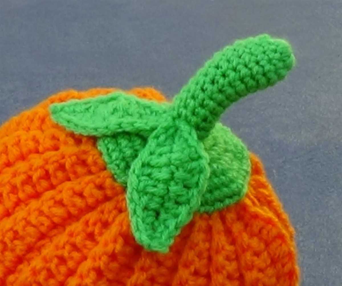 Free pumpkin hat knitting pattern