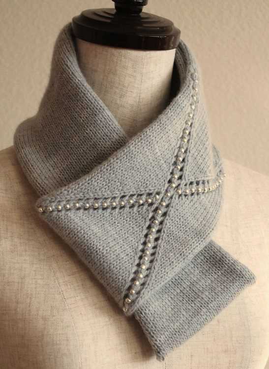 Free knitting pattern for snood