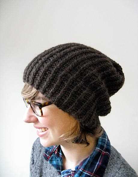 Beanie knitting pattern straight needles free