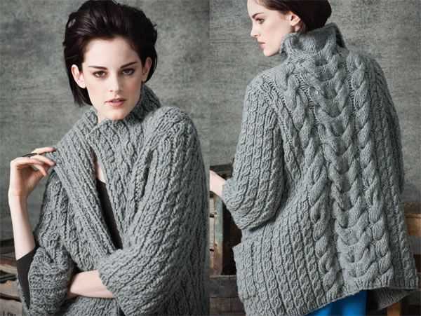 Super bulky knit sweater pattern