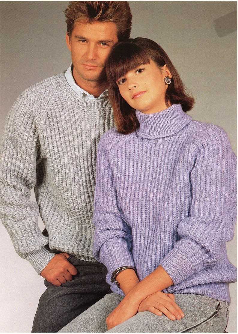 Free knitting pattern for men's raglan sweater