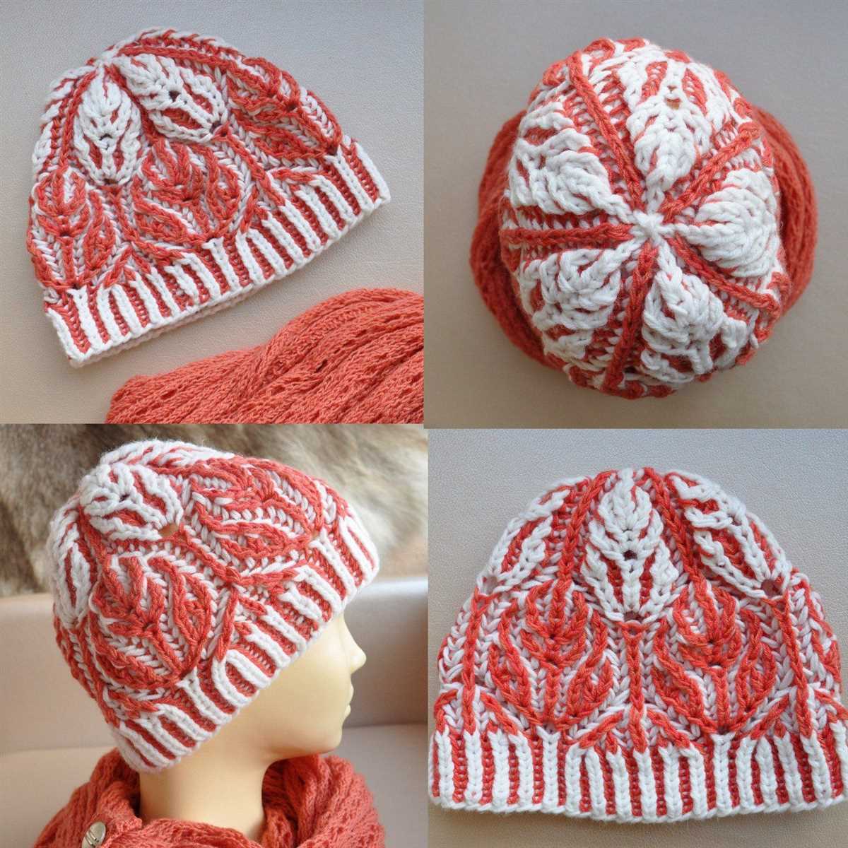 Brioche hat knit pattern